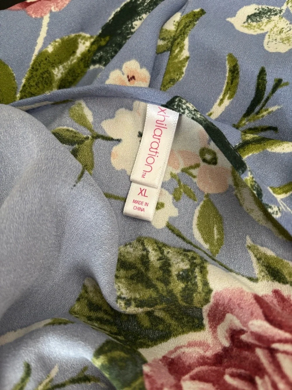 Xhilaration Floral Dress in Light Blue - Picture 4 of 4